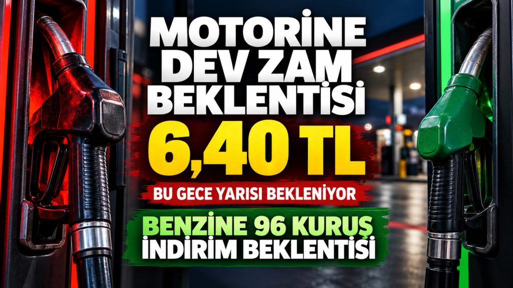 Motorine 6,40 TL Zam Beklentisi